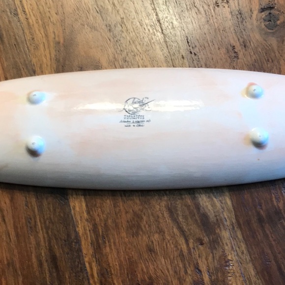 Hand Painted Rooster Serving Plate - Picture 4 of 5